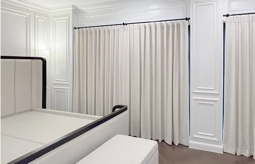 ม่านจับลอนรางโชว์